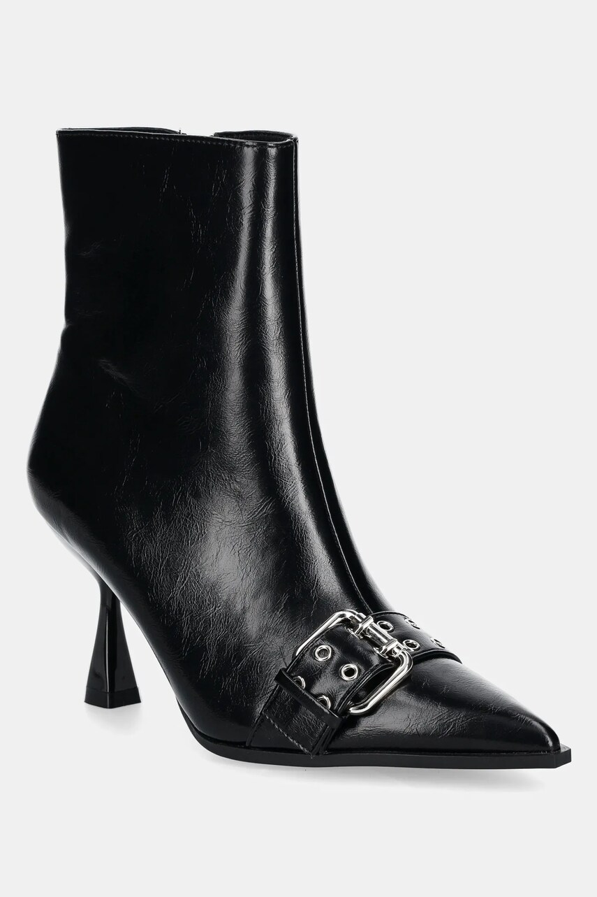 Answear Lab botine femei, culoarea negru, cu toc cui