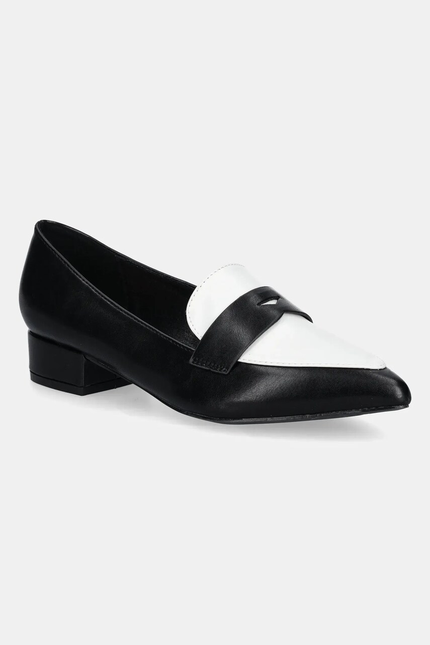 Answear Lab mocasini femei, culoarea negru, cu toc plat