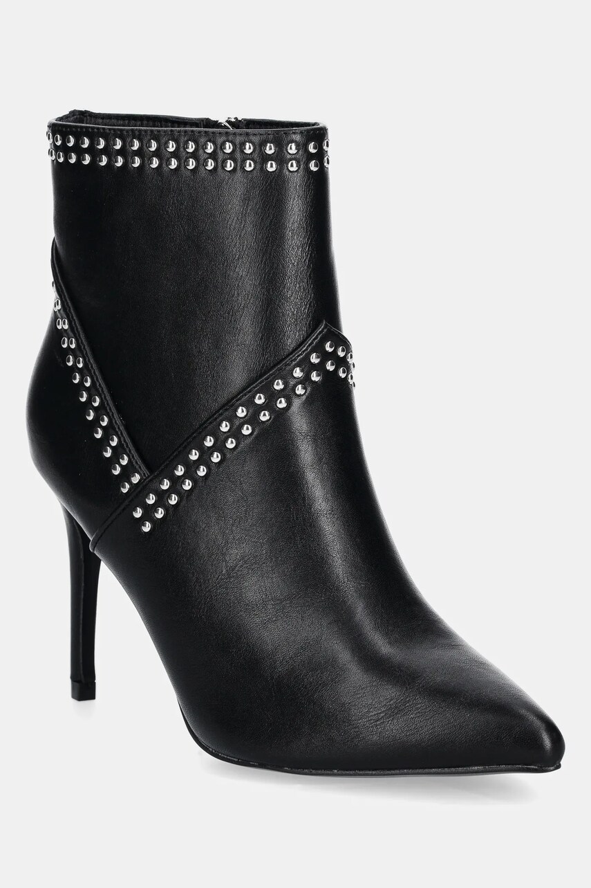 Answear Lab botine femei, culoarea negru, cu toc cui