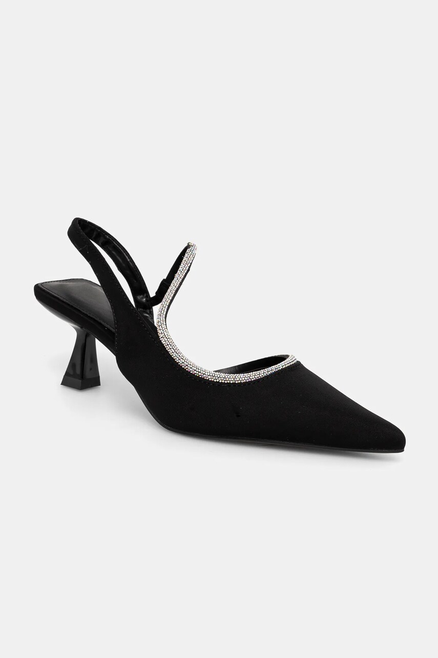 Answear Lab pantofi cu toc culoarea negru