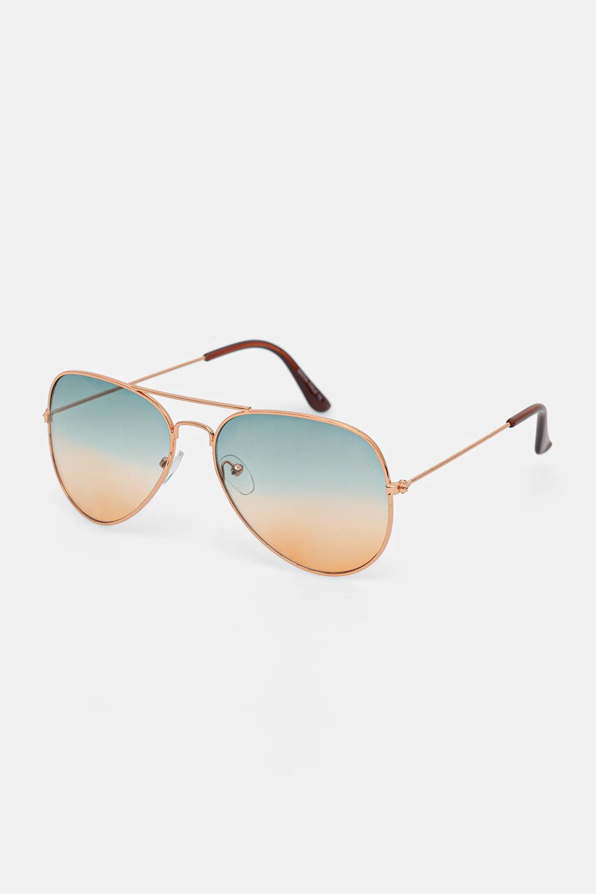 Answear Lab ochelari de soare femei, culoarea verde