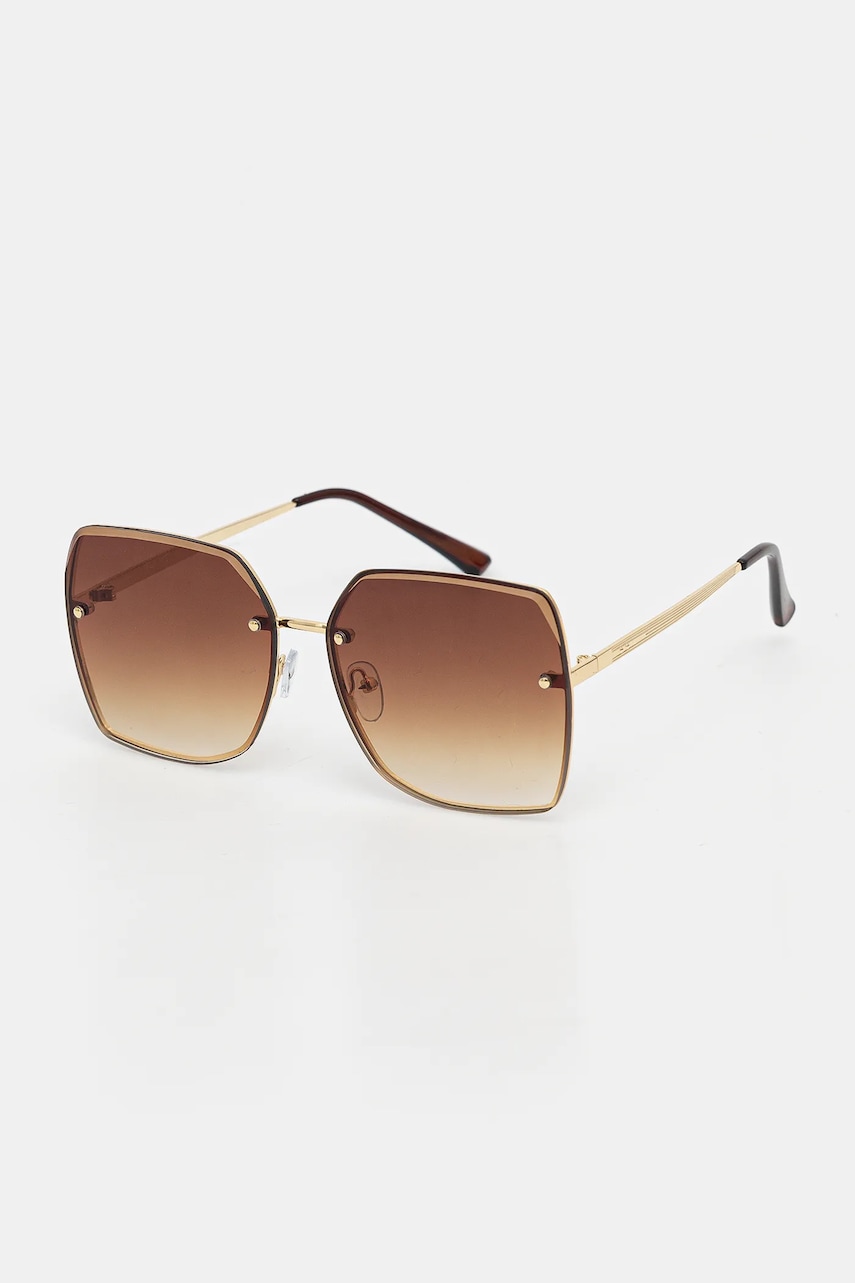 Answear Lab ochelari de soare femei, culoarea maro