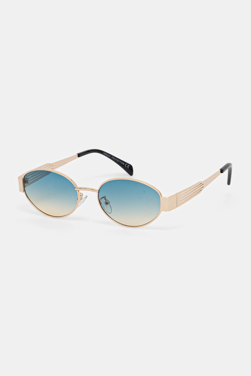 Answear Lab ochelari de soare femei, culoarea turcoaz