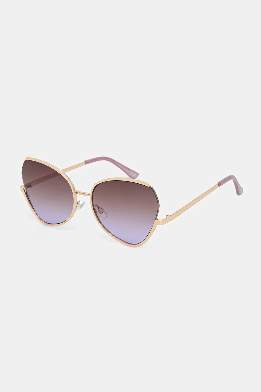 Answear Lab ochelari de soare femei, culoarea auriu