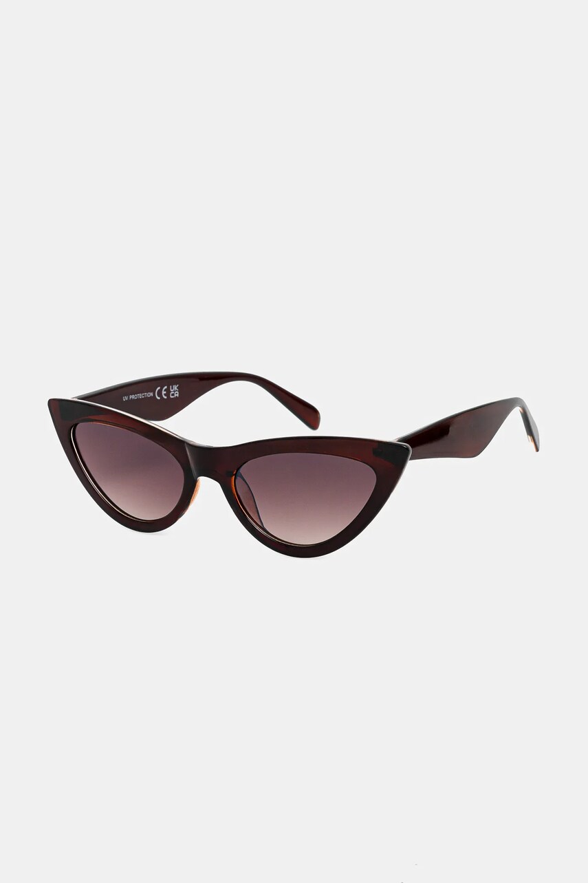 Answear Lab ochelari de soare femei, culoarea bordo