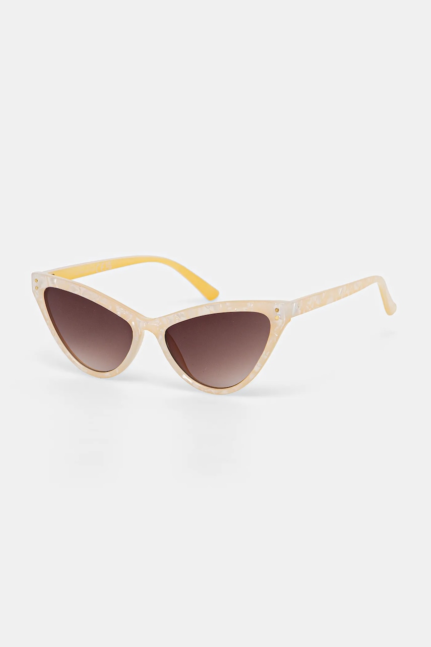 Answear Lab ochelari de soare femei, culoarea galben