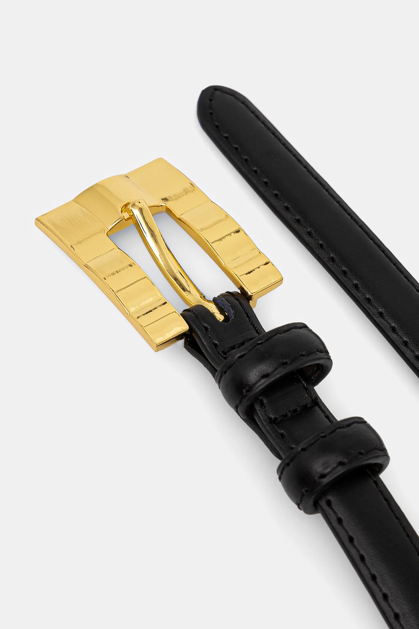 Кожаный ремень Answear.LAB женский цвет чёрный