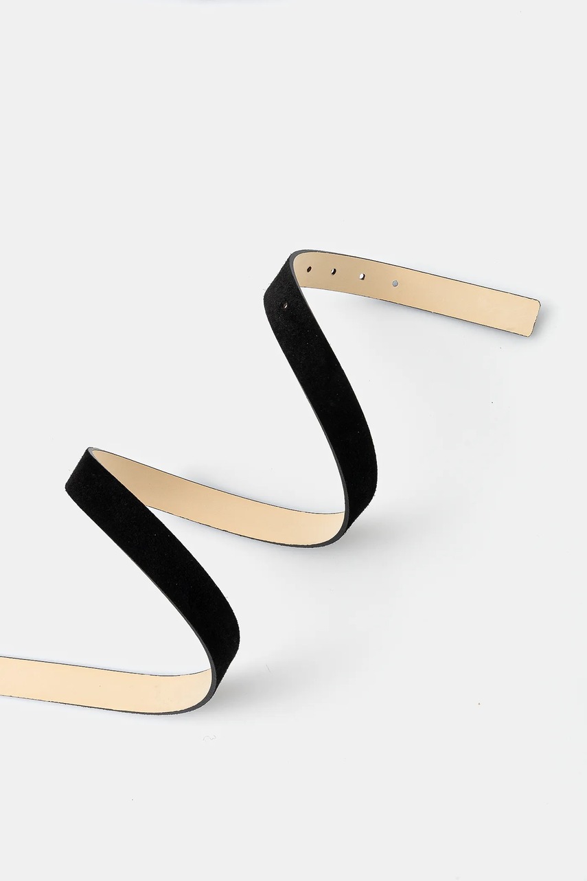 Замшевый ремень Answear.LAB цвет чёрный