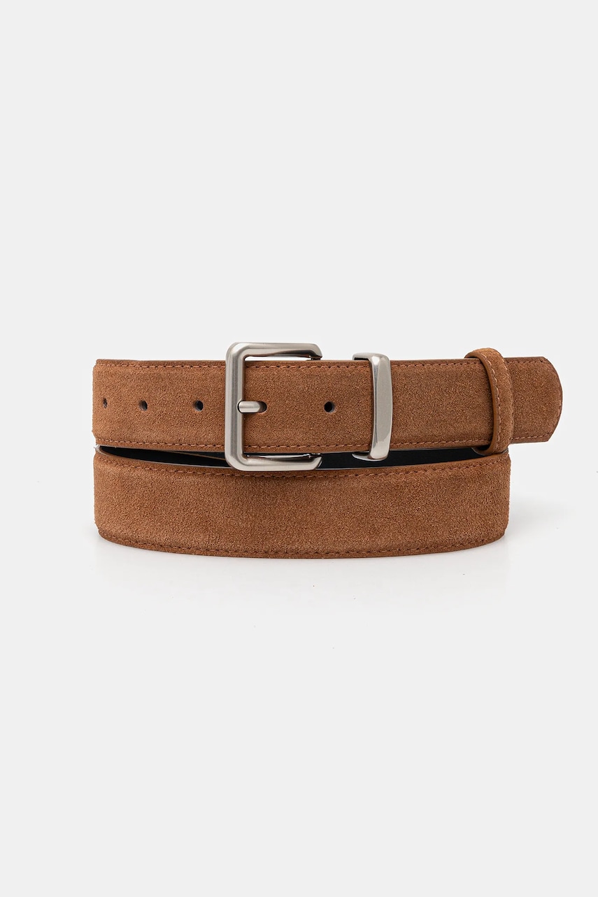 Answear Lab curea de piele culoarea maro