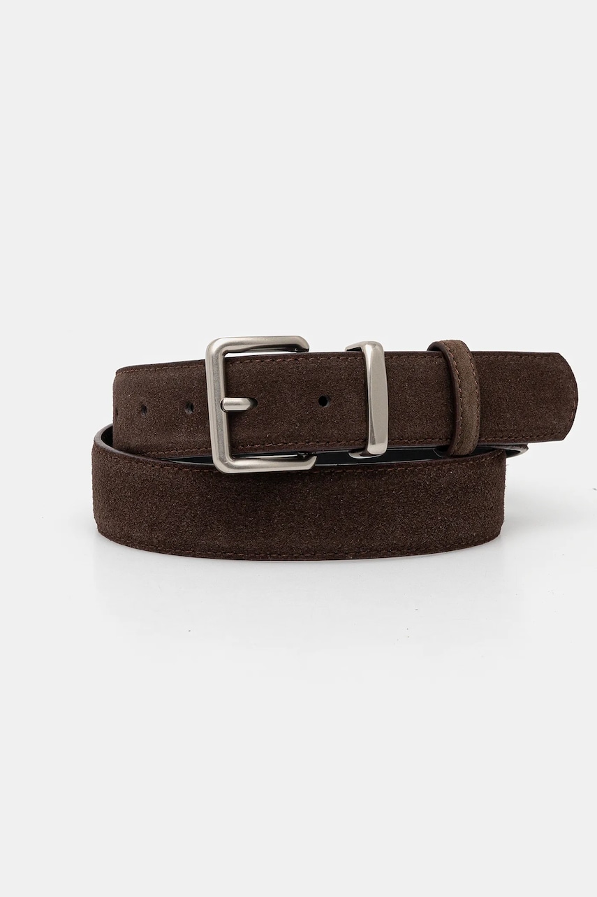 Answear Lab curea de piele culoarea maro