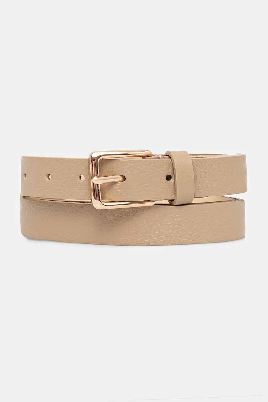Answear Lab curea de piele culoarea maro