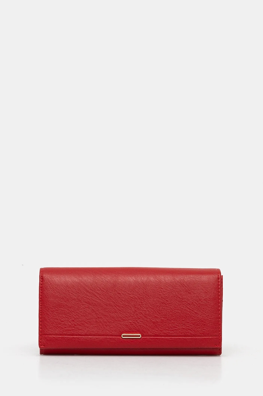 Answear Lab portofel femei, culoarea rosu