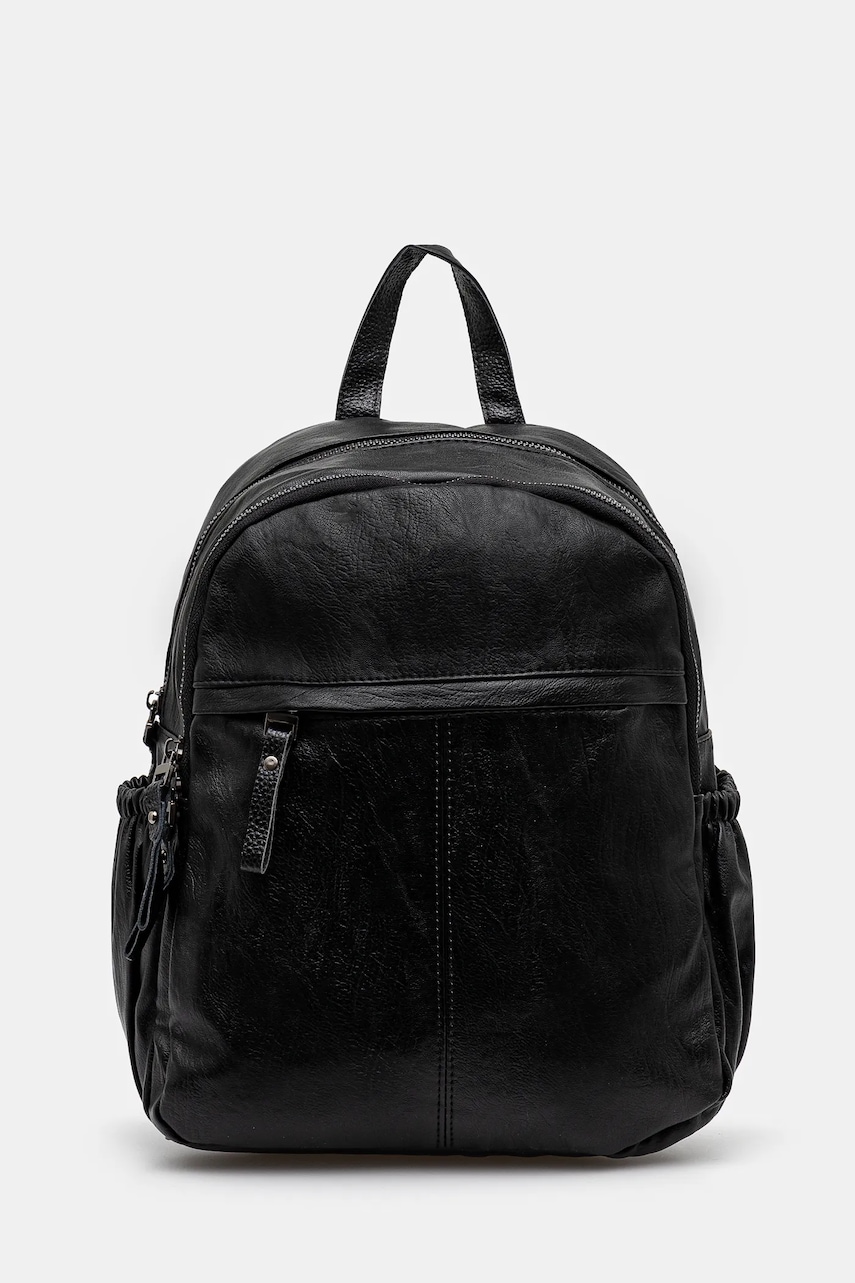 Answear Lab rucsac femei, culoarea negru, mic, neted