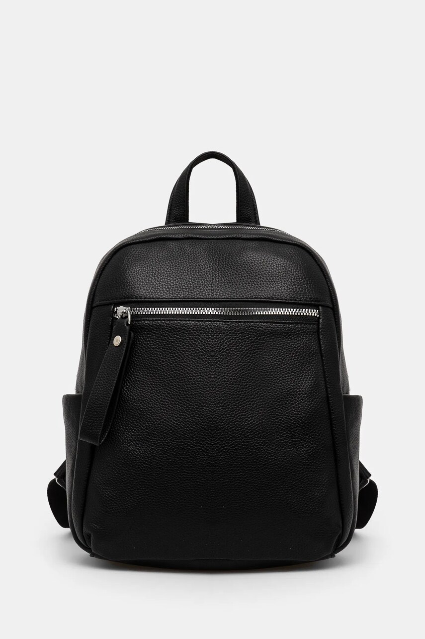 Answear Lab rucsac femei, culoarea negru, mic, neted
