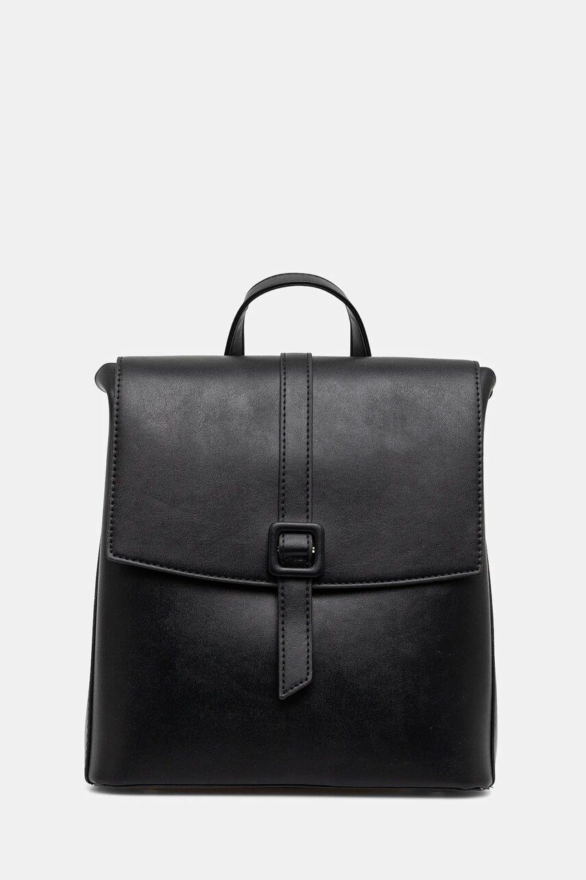 Answear Lab rucsac femei, culoarea negru, mic, neted