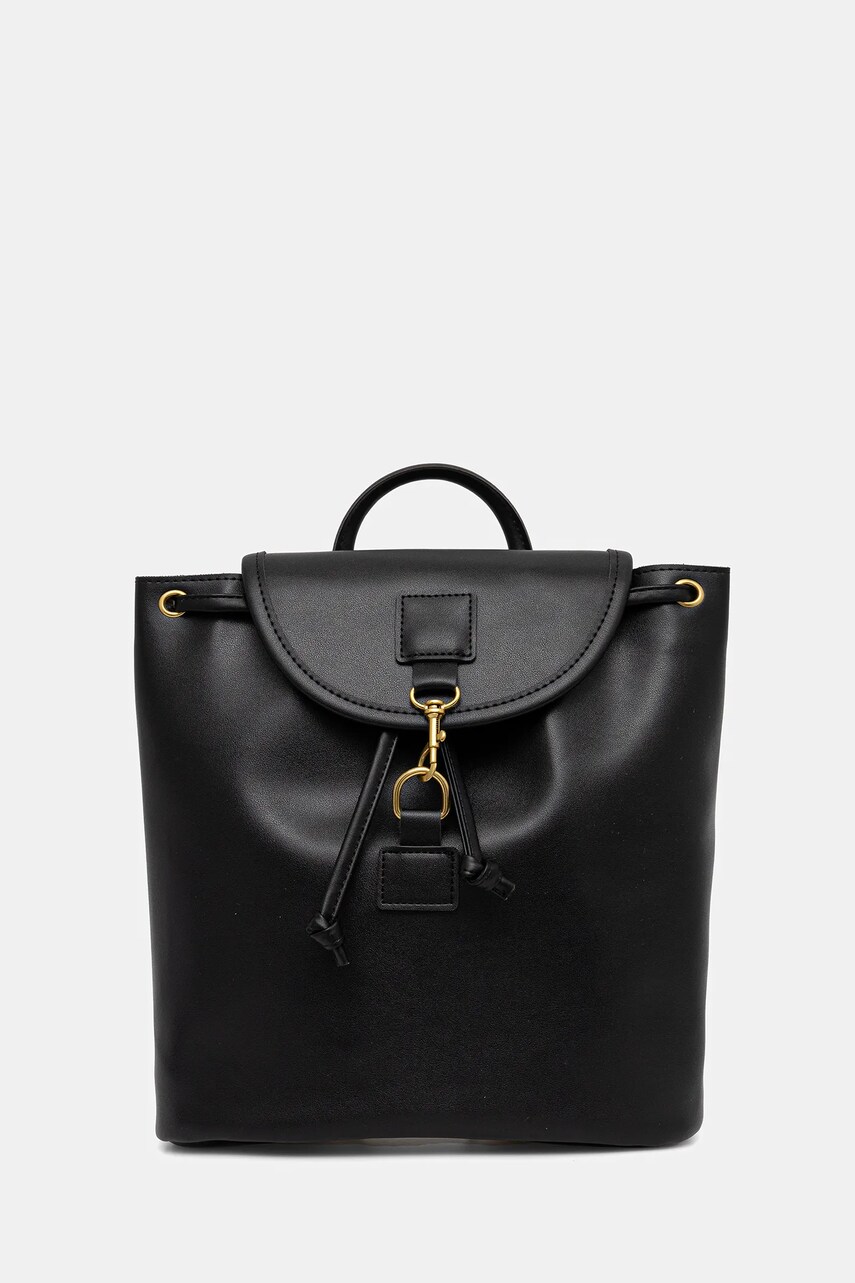 Answear Lab rucsac femei, culoarea negru, mare, neted