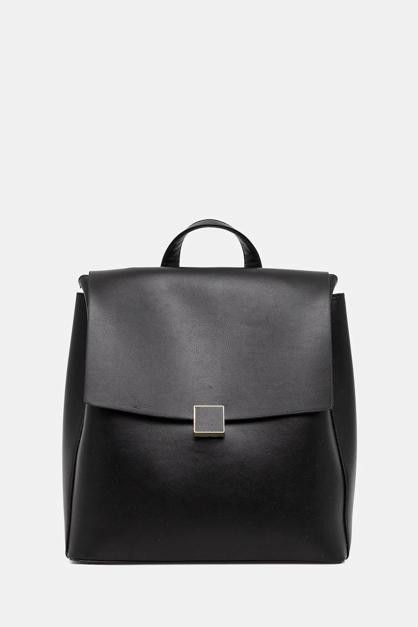 Answear Lab rucsac femei, culoarea negru, mic, neted