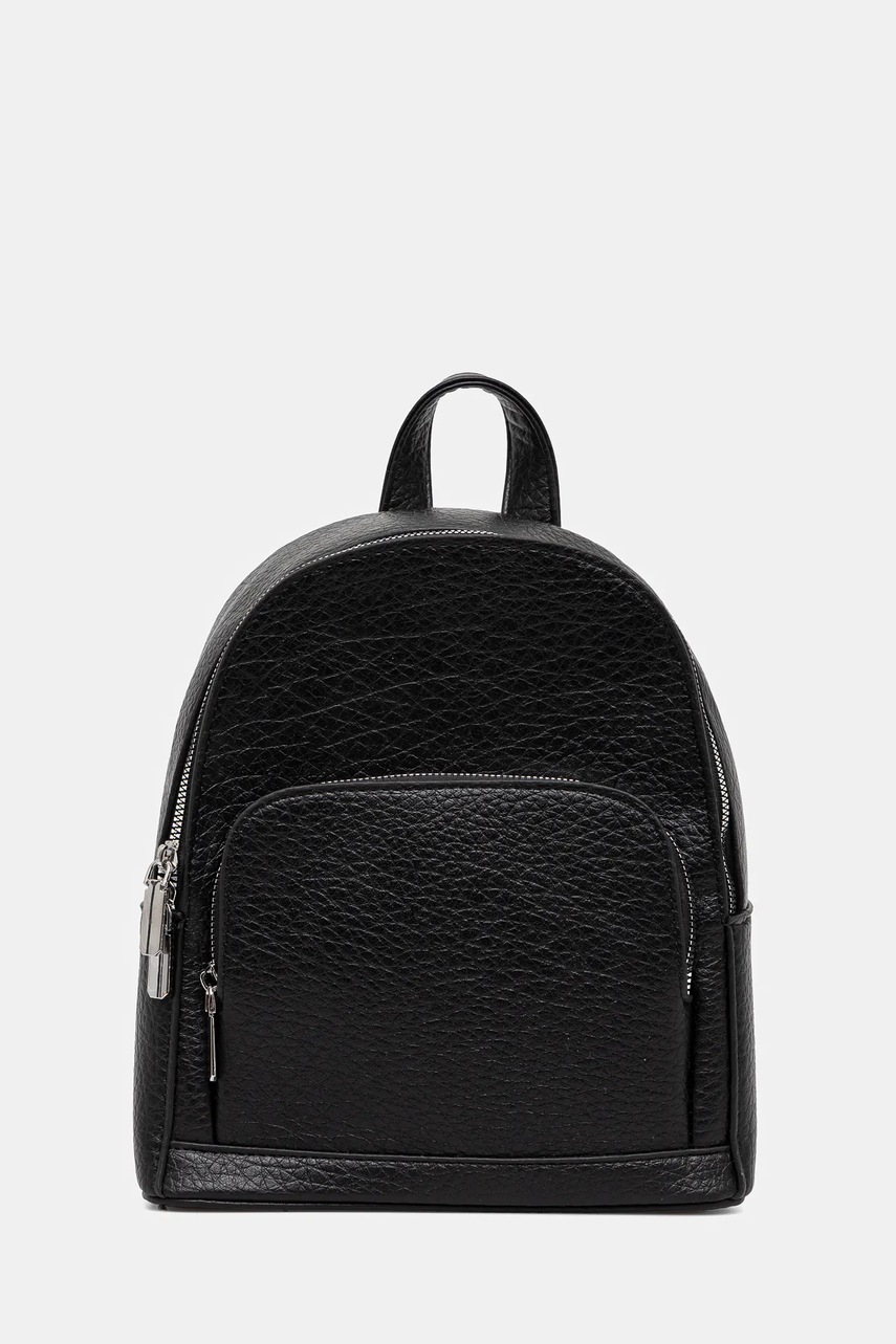 Answear Lab rucsac femei, culoarea negru, mic, neted