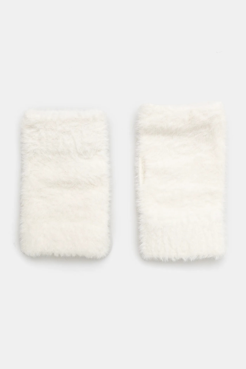 Answear Lab manusi crosetate fara degete femei, culoarea bej