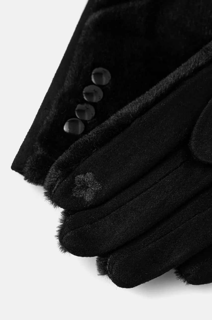 Перчатки Answear.LAB женские цвет чёрный Перчатки Answear.LAB женские цвет чёрный
