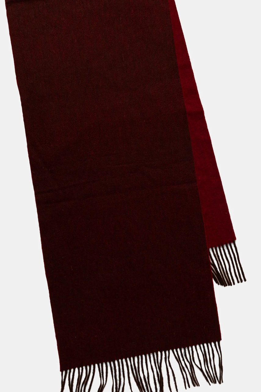 Шерстяной шарф Answear.LAB цвет красный однотонный