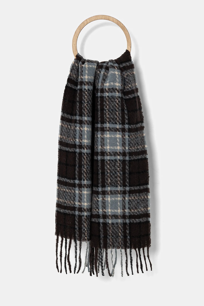 Answear Lab fular femei, culoarea maro, modelator