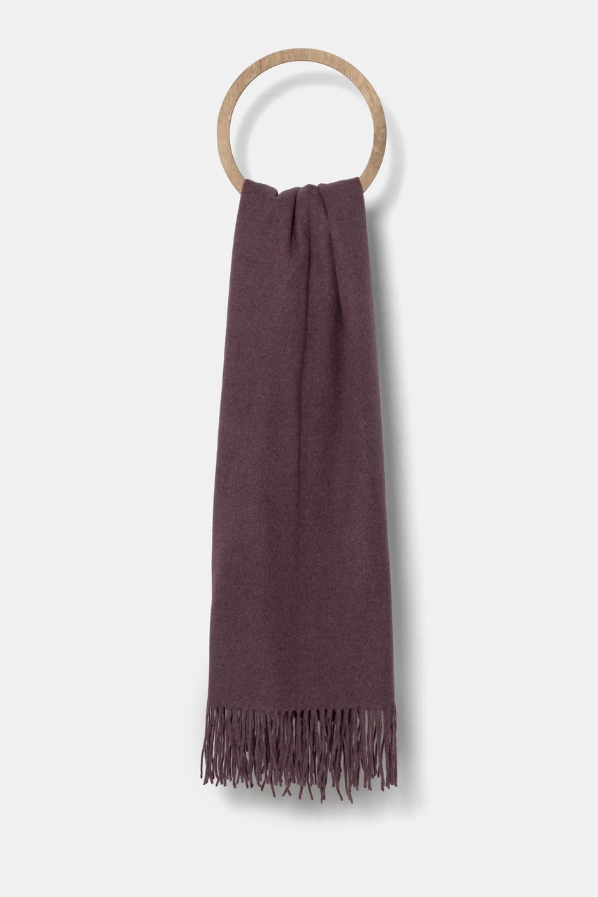 Answear Lab eșarfă de cașmir culoarea violet, neted