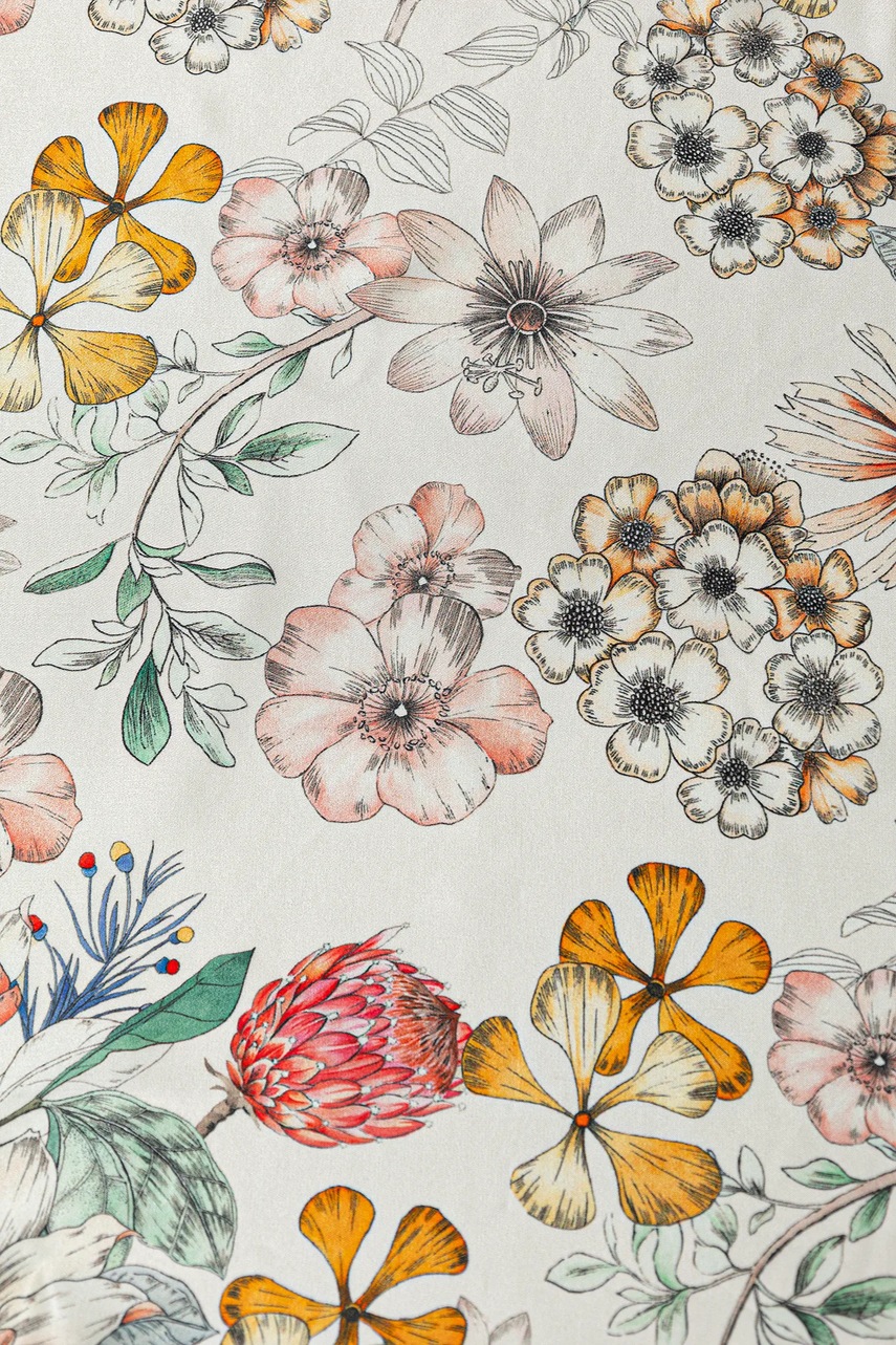 Шелковый платок на шею Answear.LAB узор