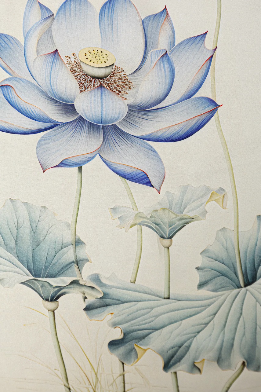 Шелковый платок на шею Answear.LAB цвет бежевый узор