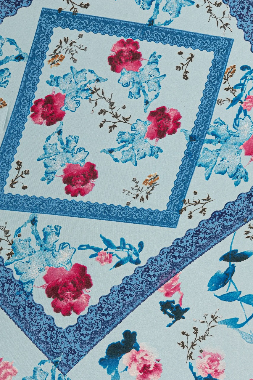 Шарф с примесью шёлка Answear.LAB узор