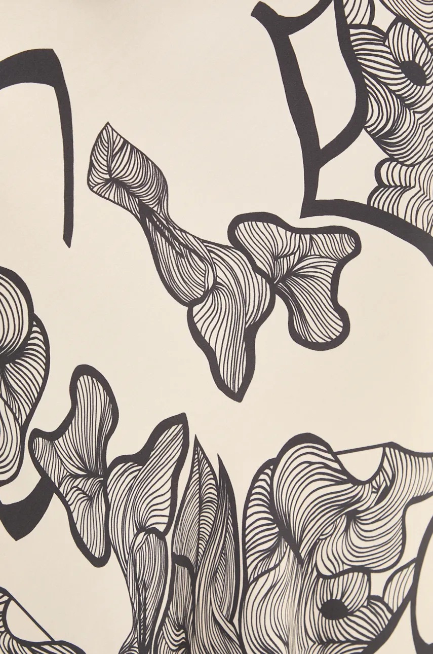 Φούστα Answear.LAB χρώμα: μπεζ φωτογραφία