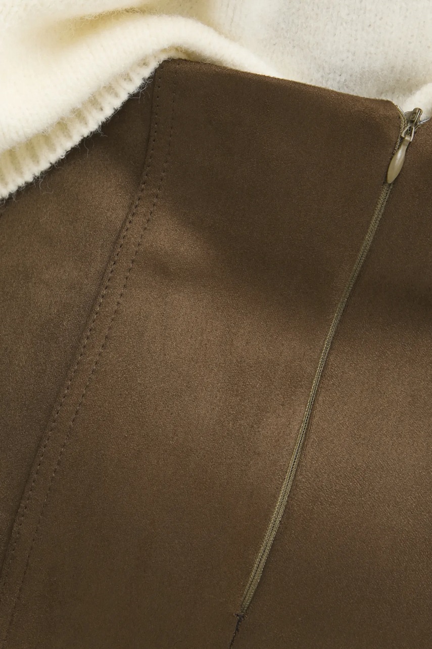 Φούστα Answear.LAB χρώμα: πράσινο φωτογραφία