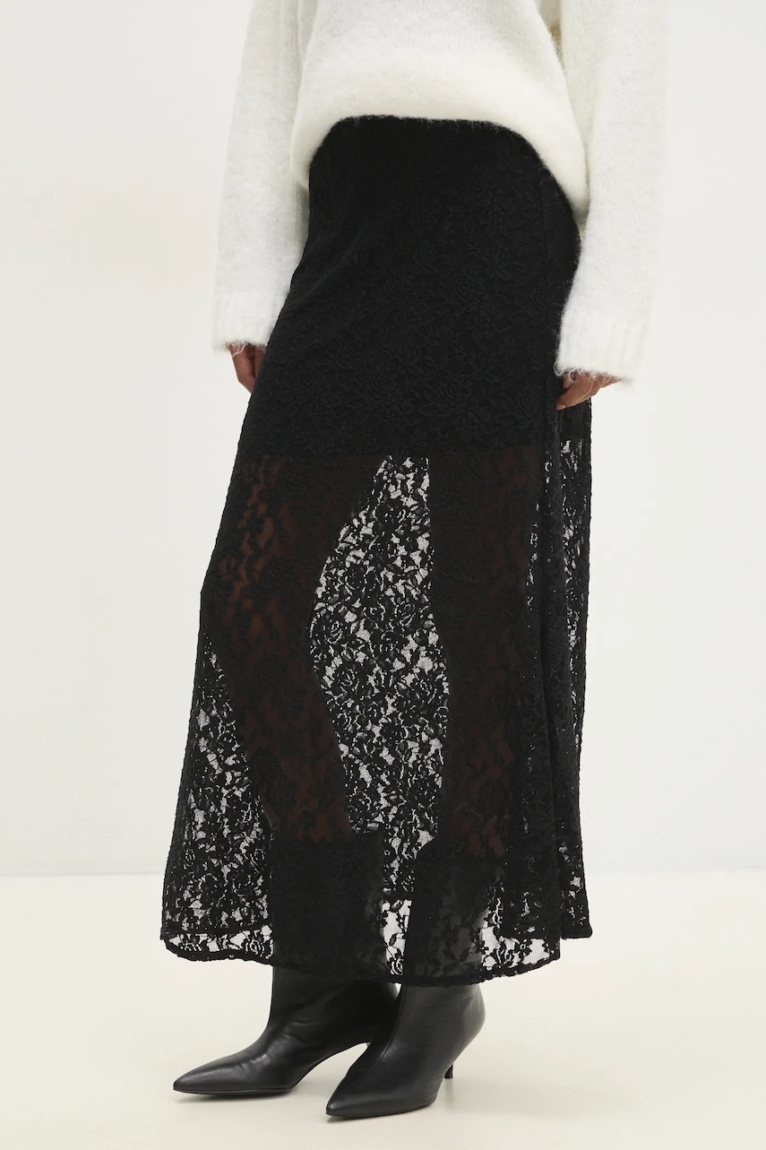 Answear Lab fustă culoarea negru, maxi, creion
