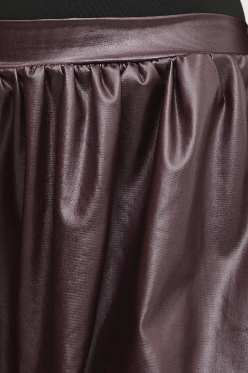 Φούστα Answear.LAB χρώμα: μπορντό φωτογραφία