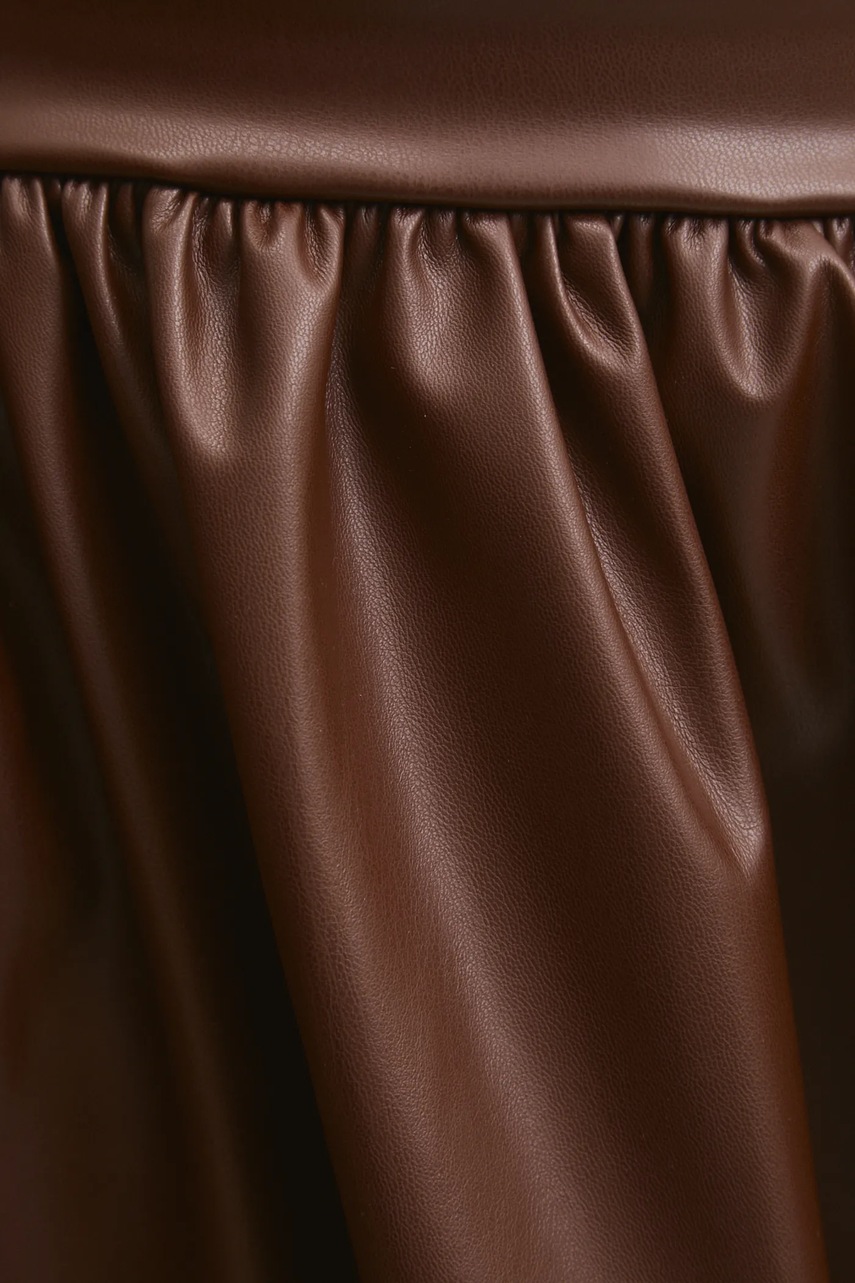 Φούστα Answear.LAB χρώμα: καφέ φωτογραφία