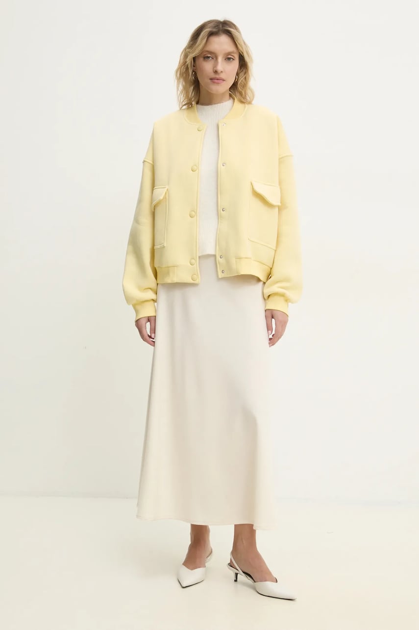 Юбка Answear Lab цвет белый maxi расклешённая Юбка Answear Lab цвет белый maxi расклешённая