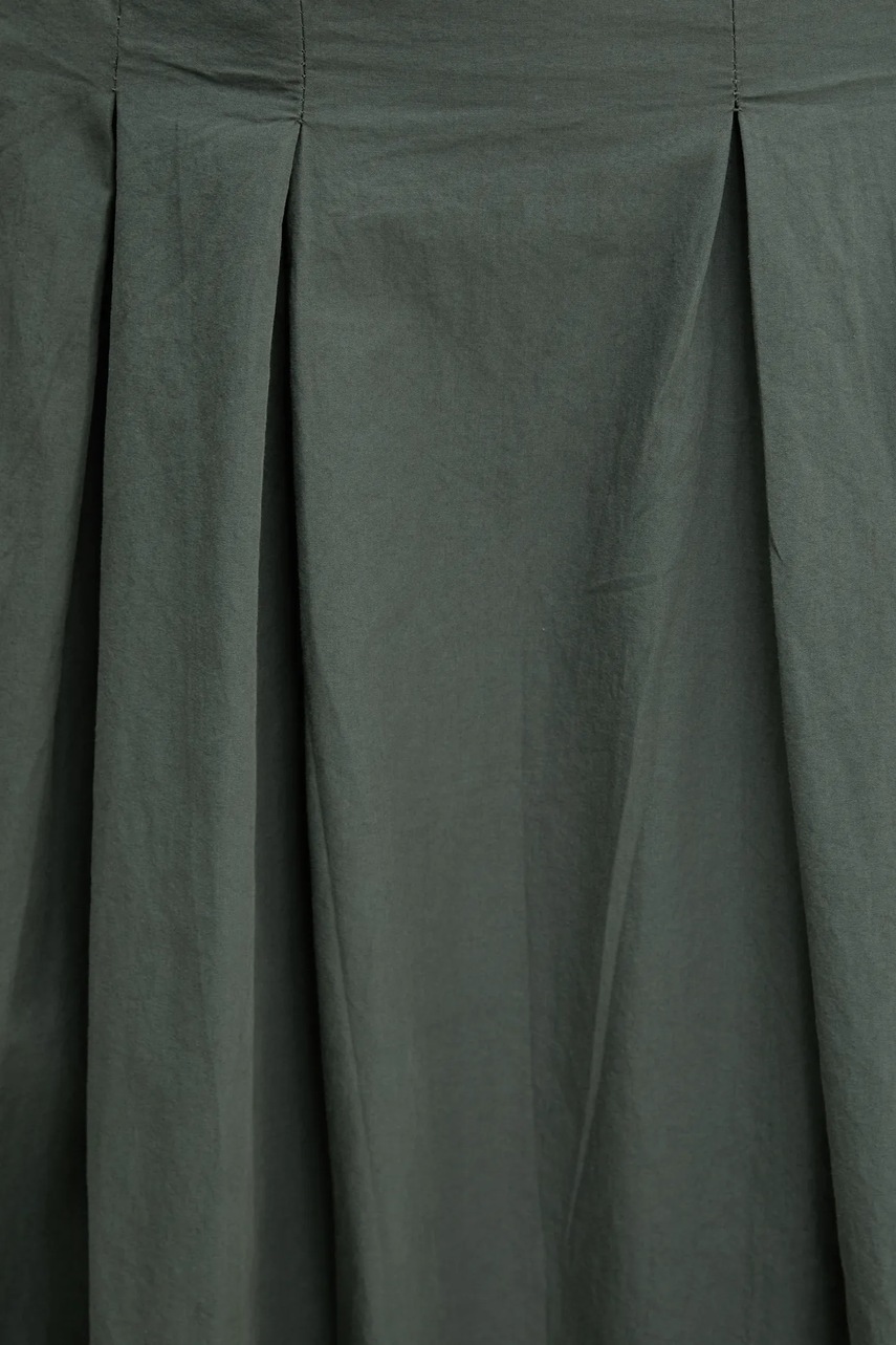 Βαμβακερή φούστα Answear.LAB χρώμα: πράσινο φωτογραφία