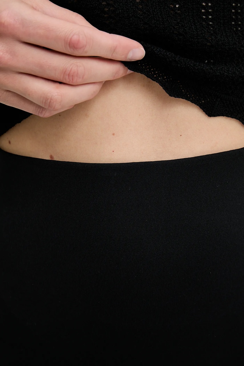 Φούστα Answear.LAB χρώμα: μαύρο φωτογραφία