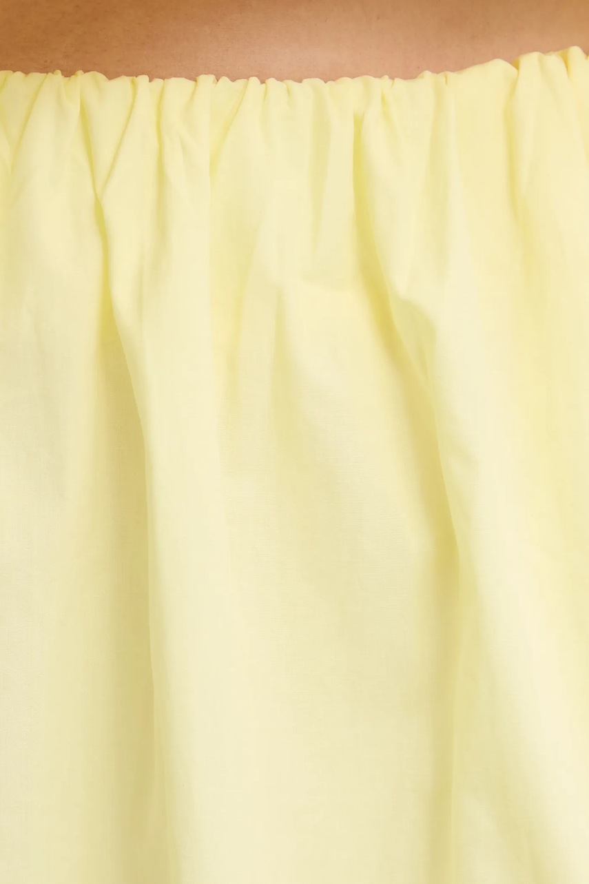 Βαμβακερή φούστα Answear.LAB χρώμα: κίτρινο φωτογραφία