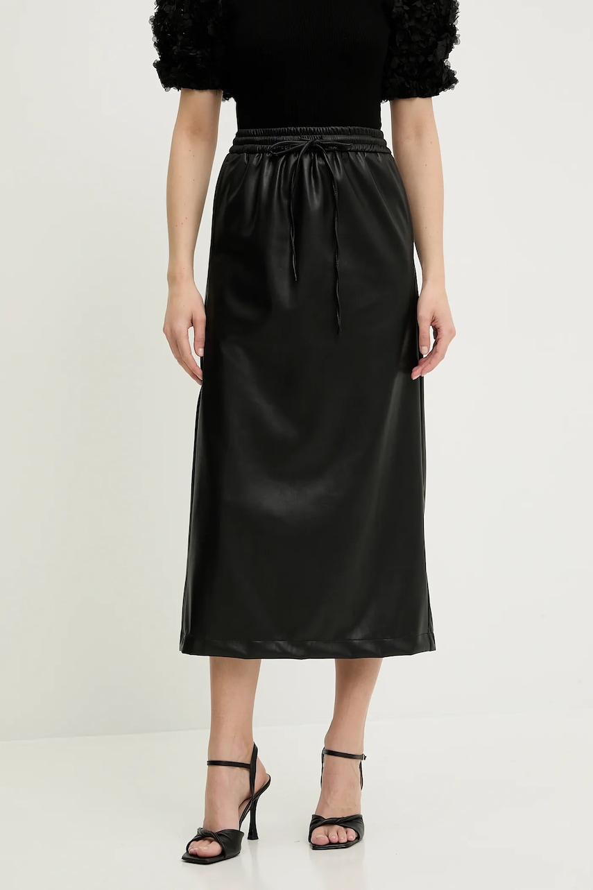 Answear Lab fustă culoarea negru, maxi, evazati