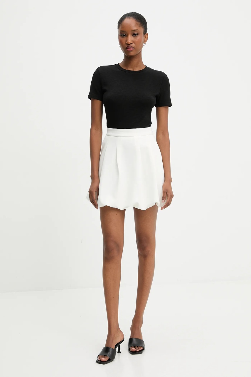 Юбка Answear.LAB цвет белый mini прямая