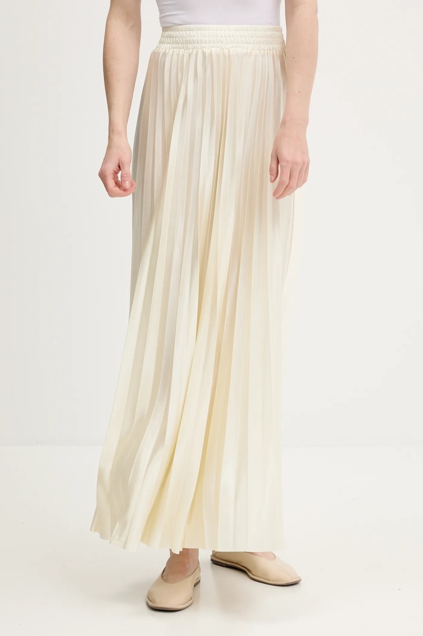 Answear Lab fusta culoarea bej, maxi, evazati