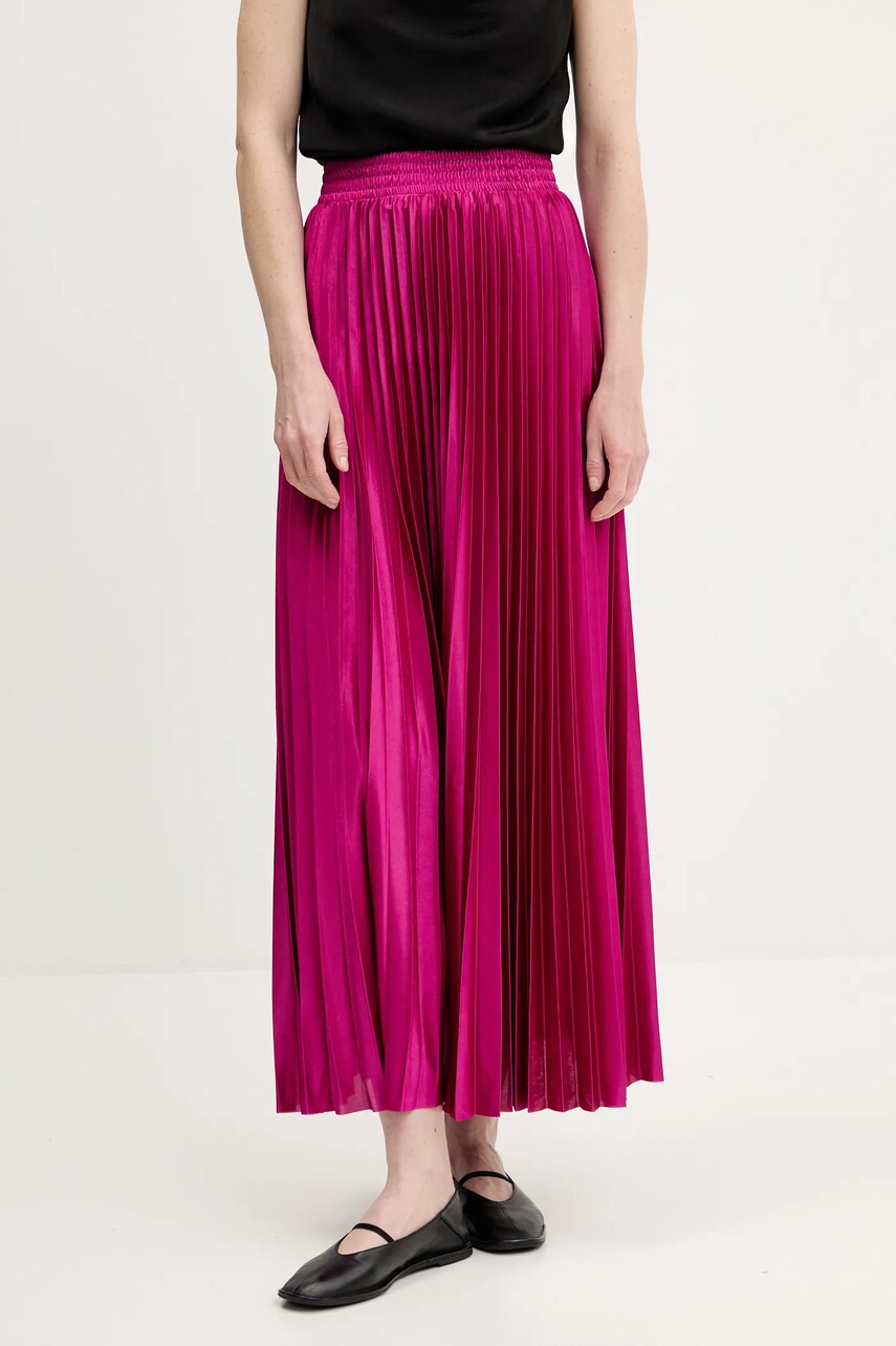 Answear Lab fusta culoarea roz, maxi, evazati