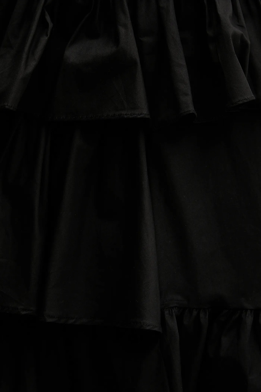 Βαμβακερή φούστα Answear.LAB χρώμα: μαύρο φωτογραφία