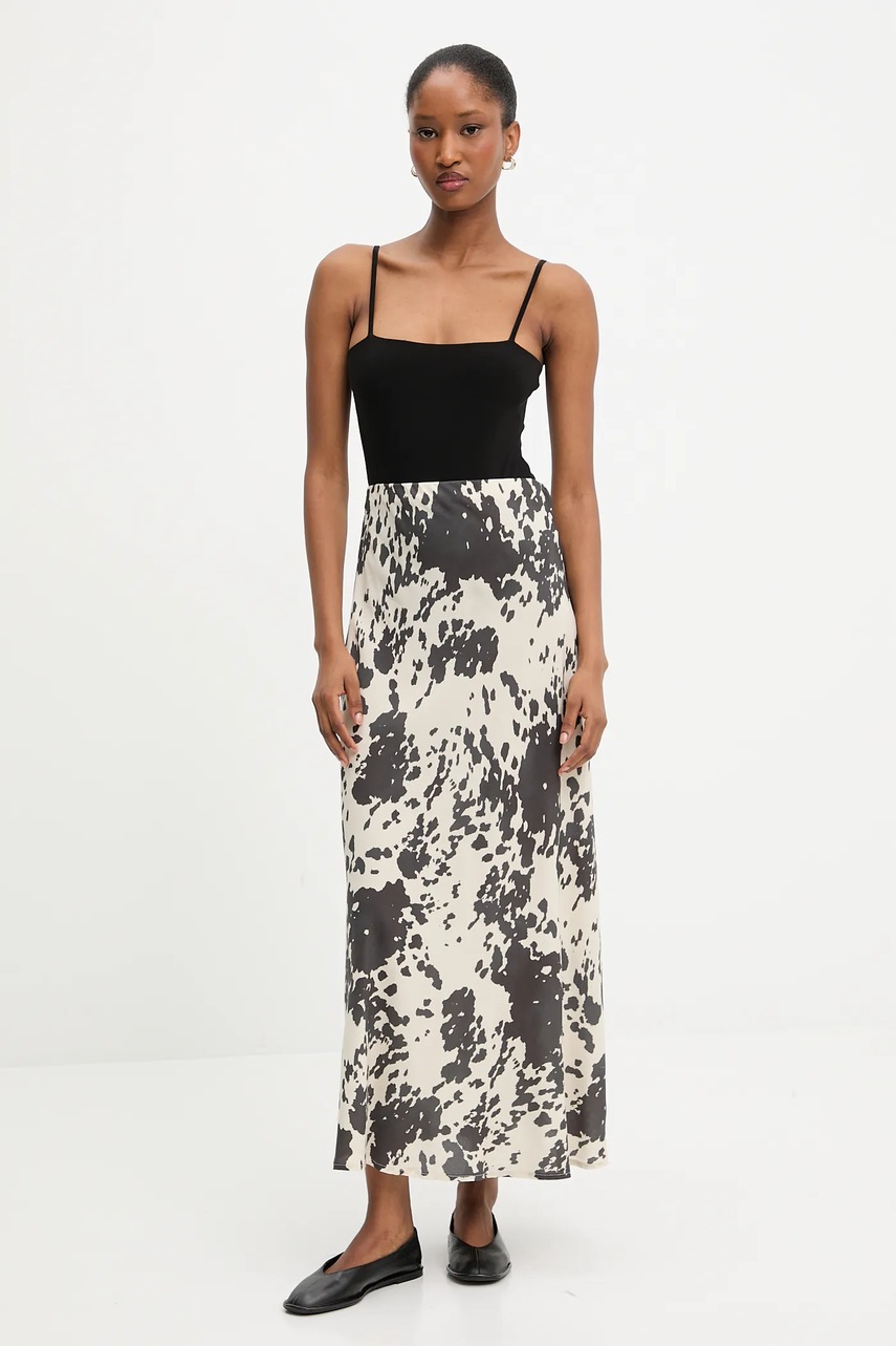 Юбка Answear.LAB цвет чёрный maxi прямая