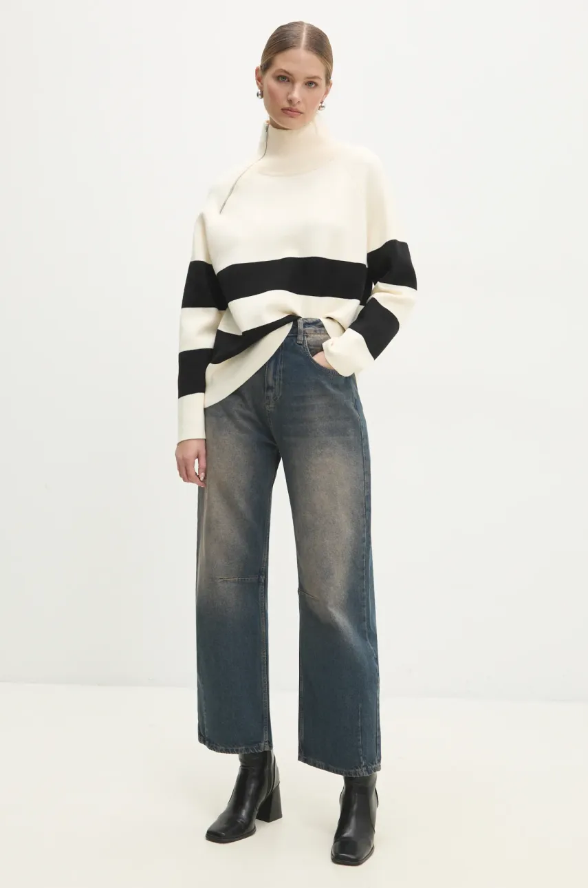 Джинсы Answear.LAB женские высокая посадка Джинсы Answear.LAB женские высокая посадка