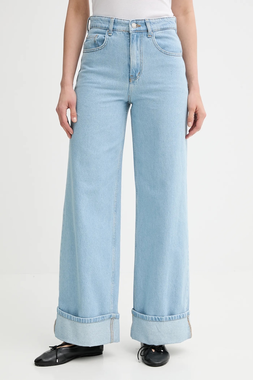 Answear Lab jeansi culoarea albastru marin