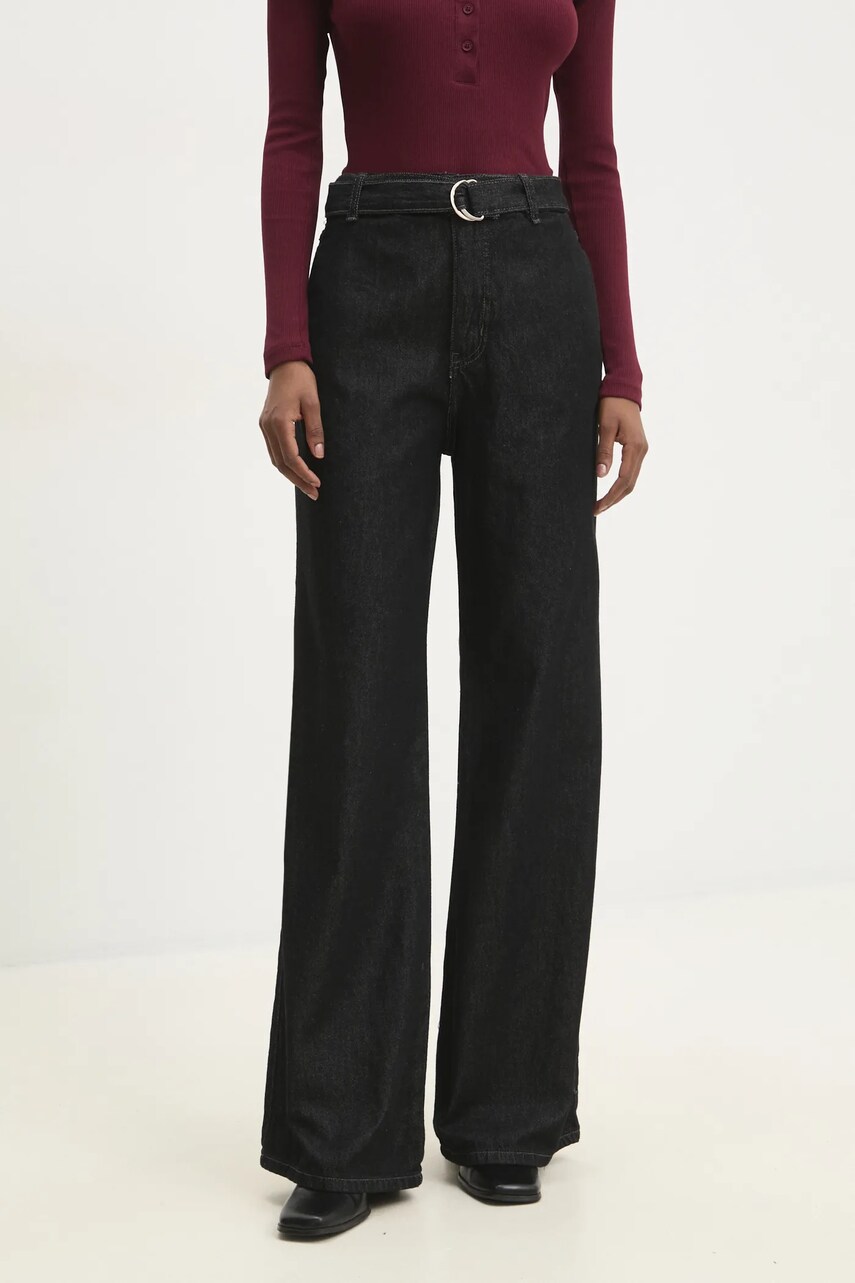Answear Lab jeansi femei, culoarea negru