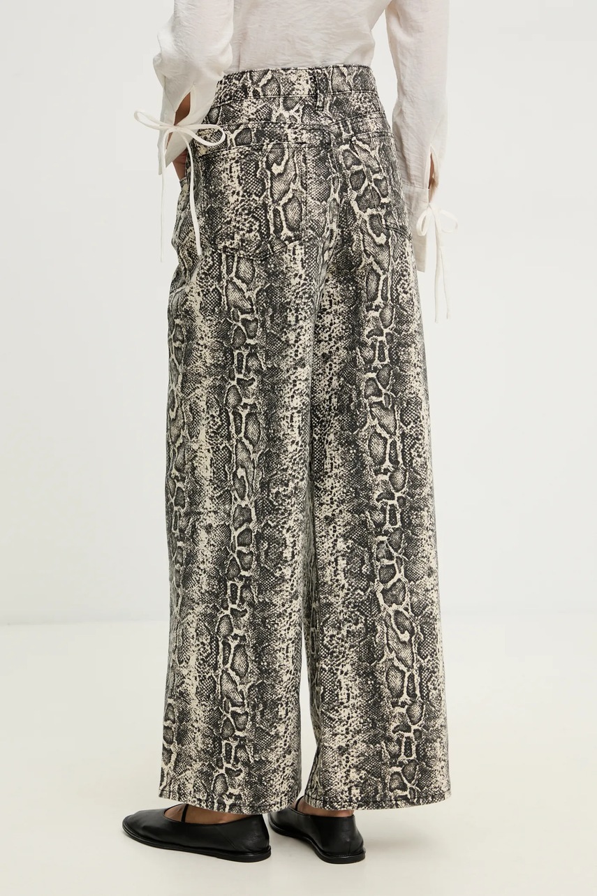 Τζιν παντελόνι Answear.LAB χρώμα: καφέ φωτογραφία