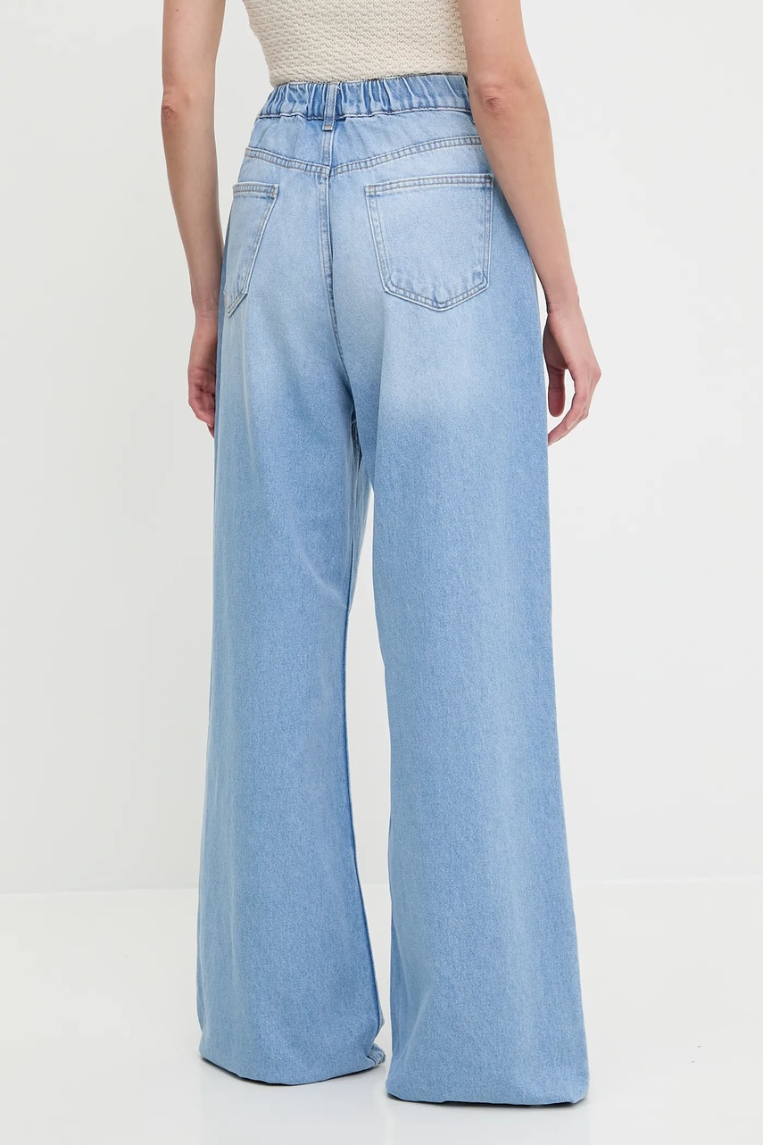 Βαμβακερό τζιν Answear.LAB χρώμα: μπλε φωτογραφία